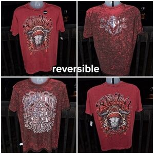 NWT AFFLICTON Reversible Speed Power T Shirt Size XL